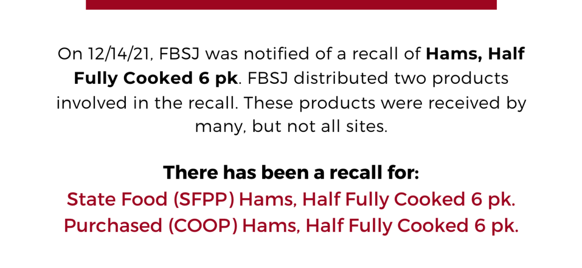 Product Recall Press release