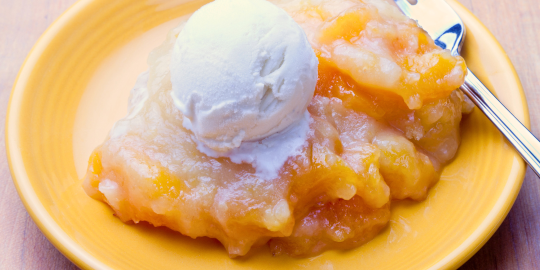 peach cobbler
