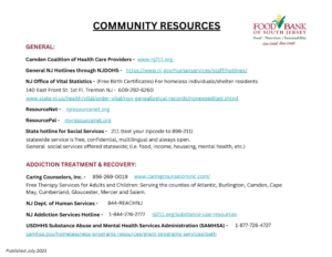 Community Resources 2023