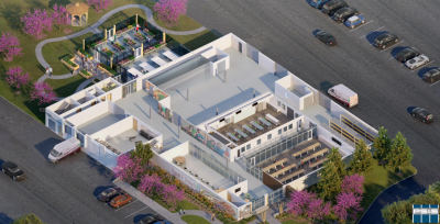 1300 JTB Rendering - Overhead View Rendering of overhead view